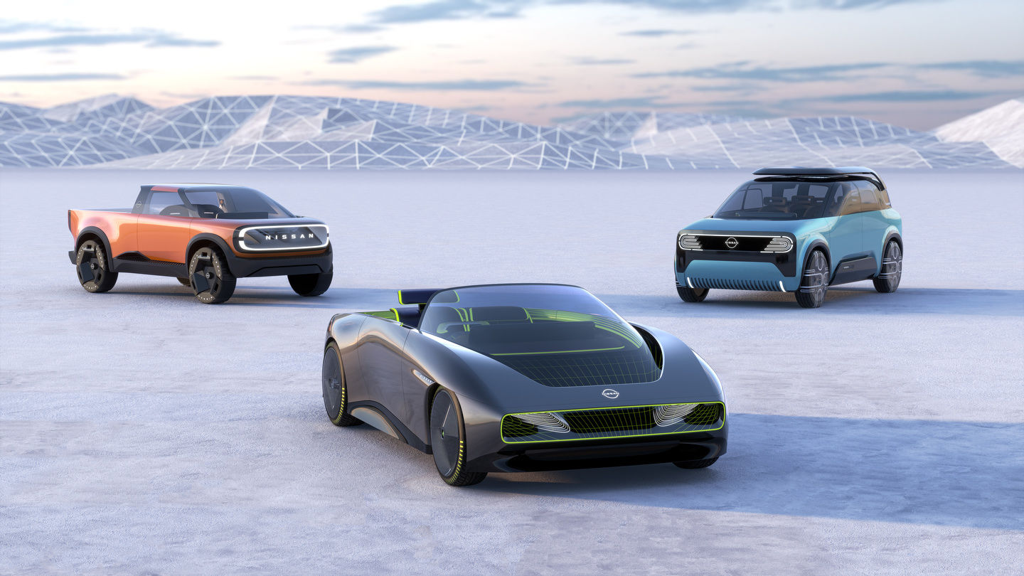 Nissan dévoile son plan vert Ambition 2030 et quatre concepts de véhicules électriques