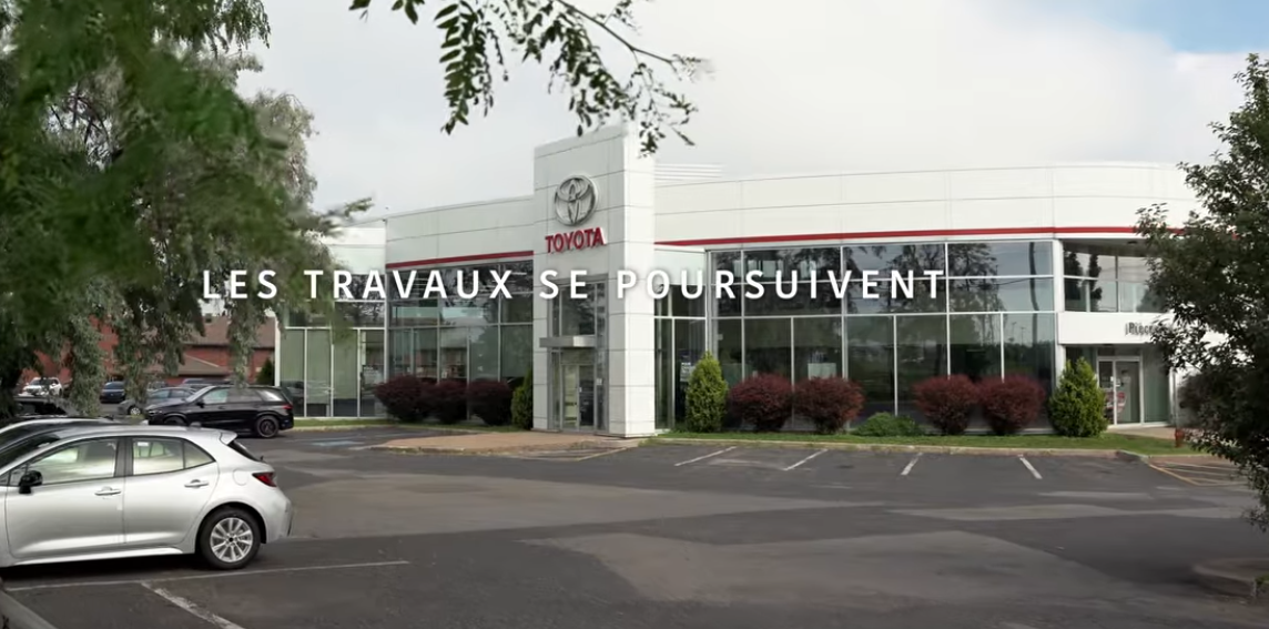 Les rénovations avancent chez Toyota de Boucherville !