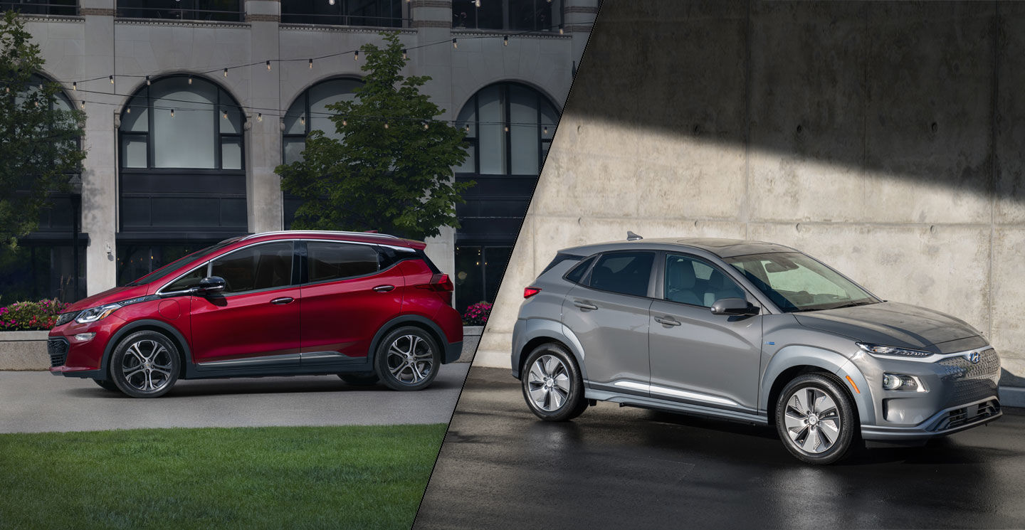 Chevrolet Bolt 2020 vs Hyundai Kona EV 2020