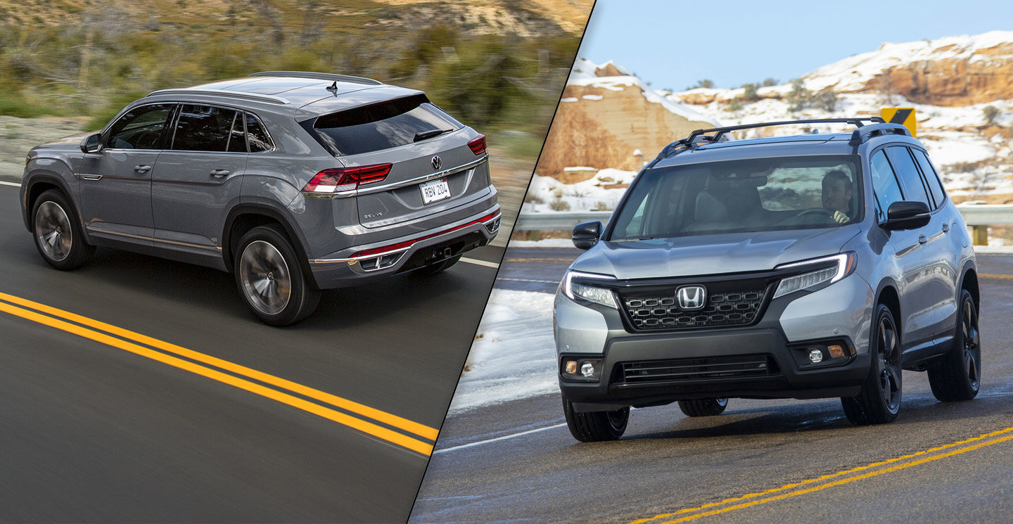 Volkswagen Atlas Cross Sport 2020 vs Honda Passport 2020