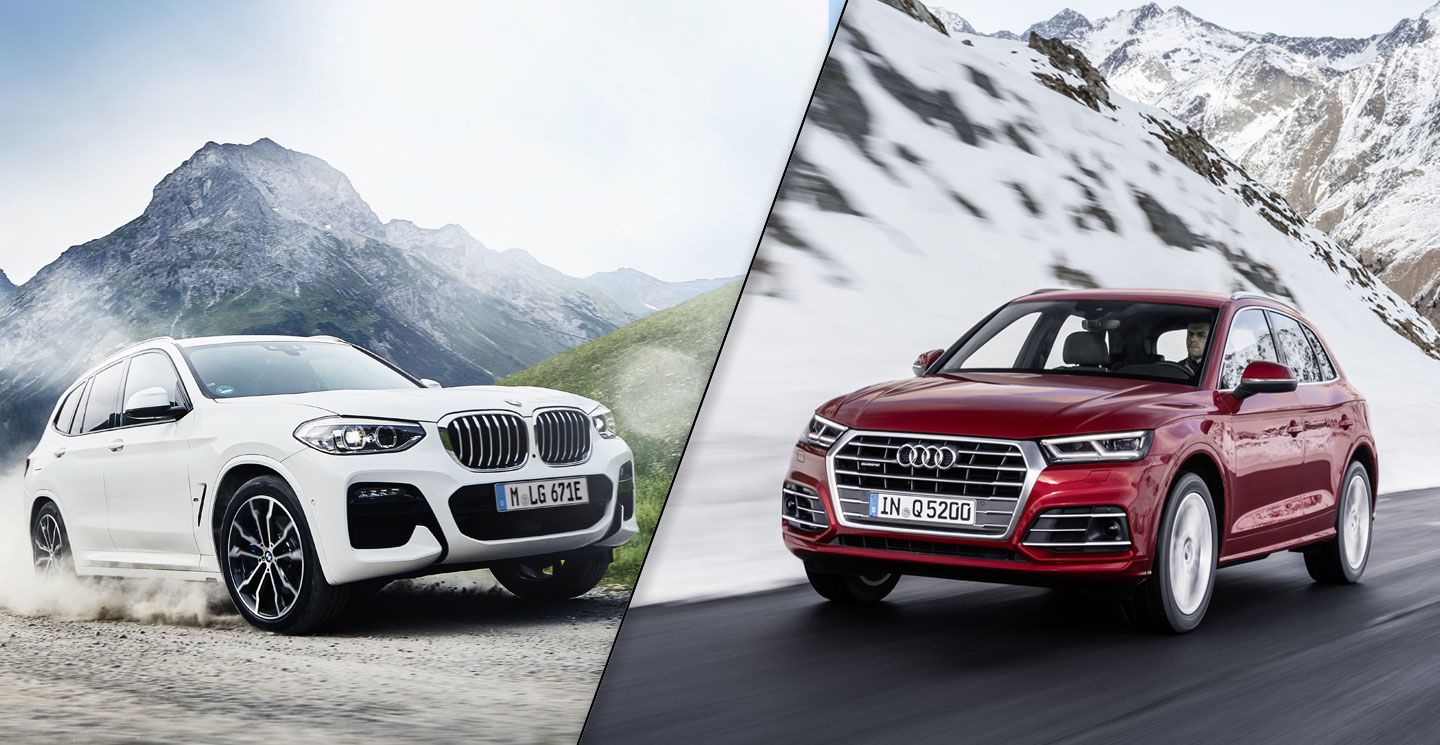 Grenier Automobile à Terrebonne BMW X3 2020 vs Audi Q5 2020