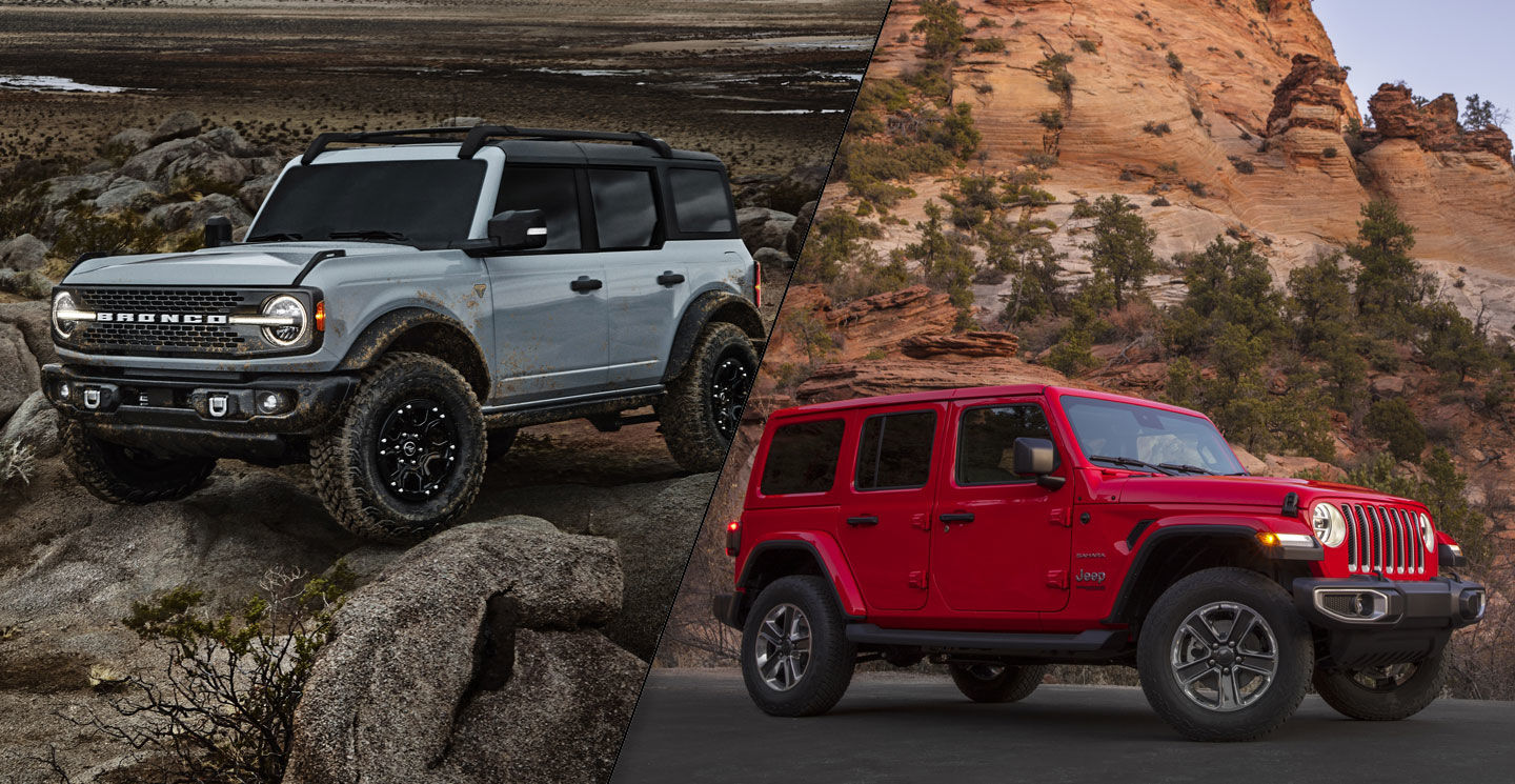 Jeep Wrangler 2020 vs Ford Bronco 2021 : Choisir le pionnier