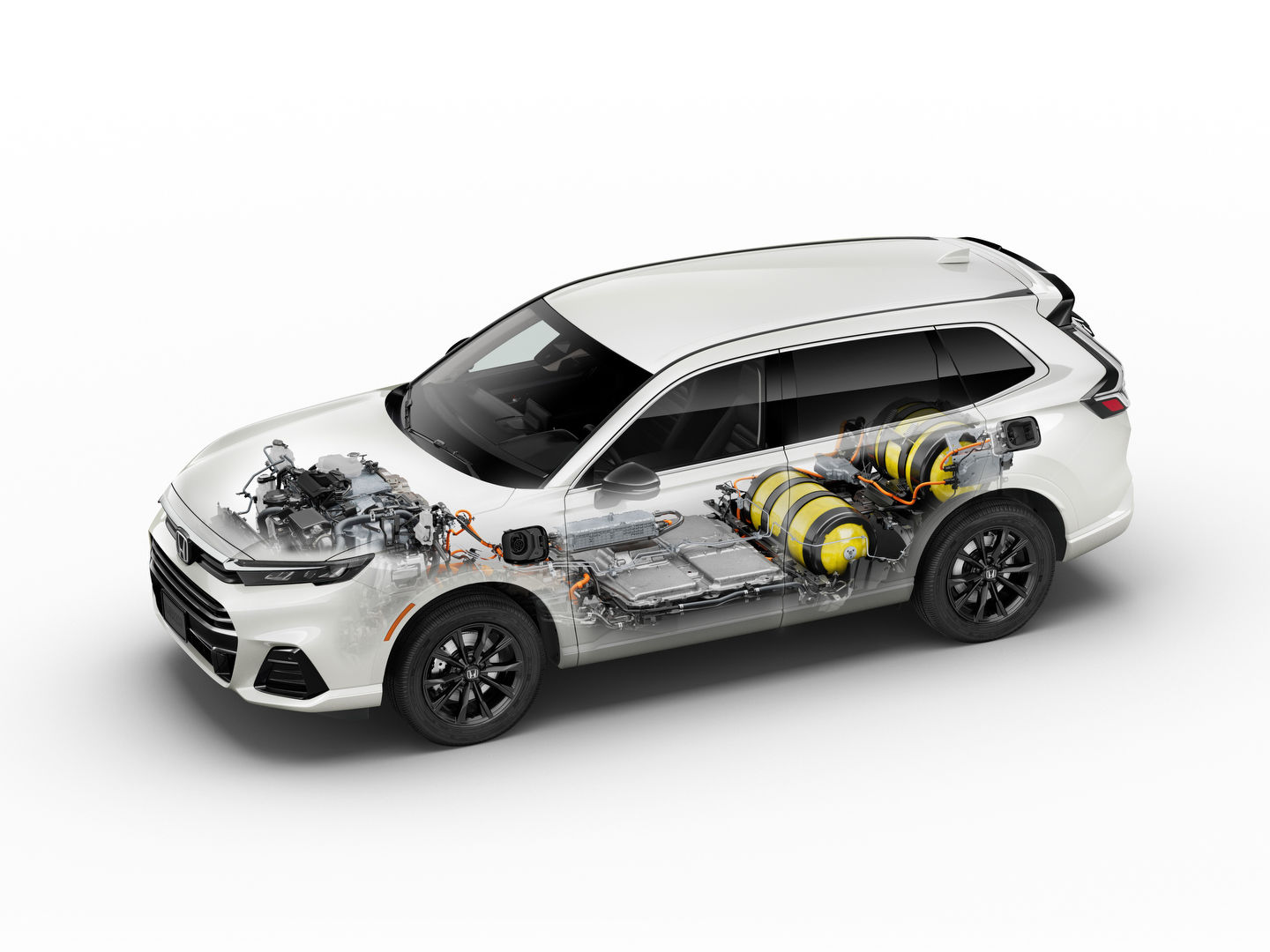Le Honda CR-V e:FCEV 2025 fait ses débuts en tant que premier véhicule électrique à pile à combustible à hydrogène rechargeable en Amérique