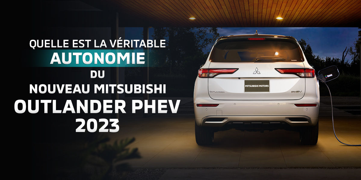 Mitsubishi Outlander PHEV 2023 : une autonomie qui risque de vous surprendre