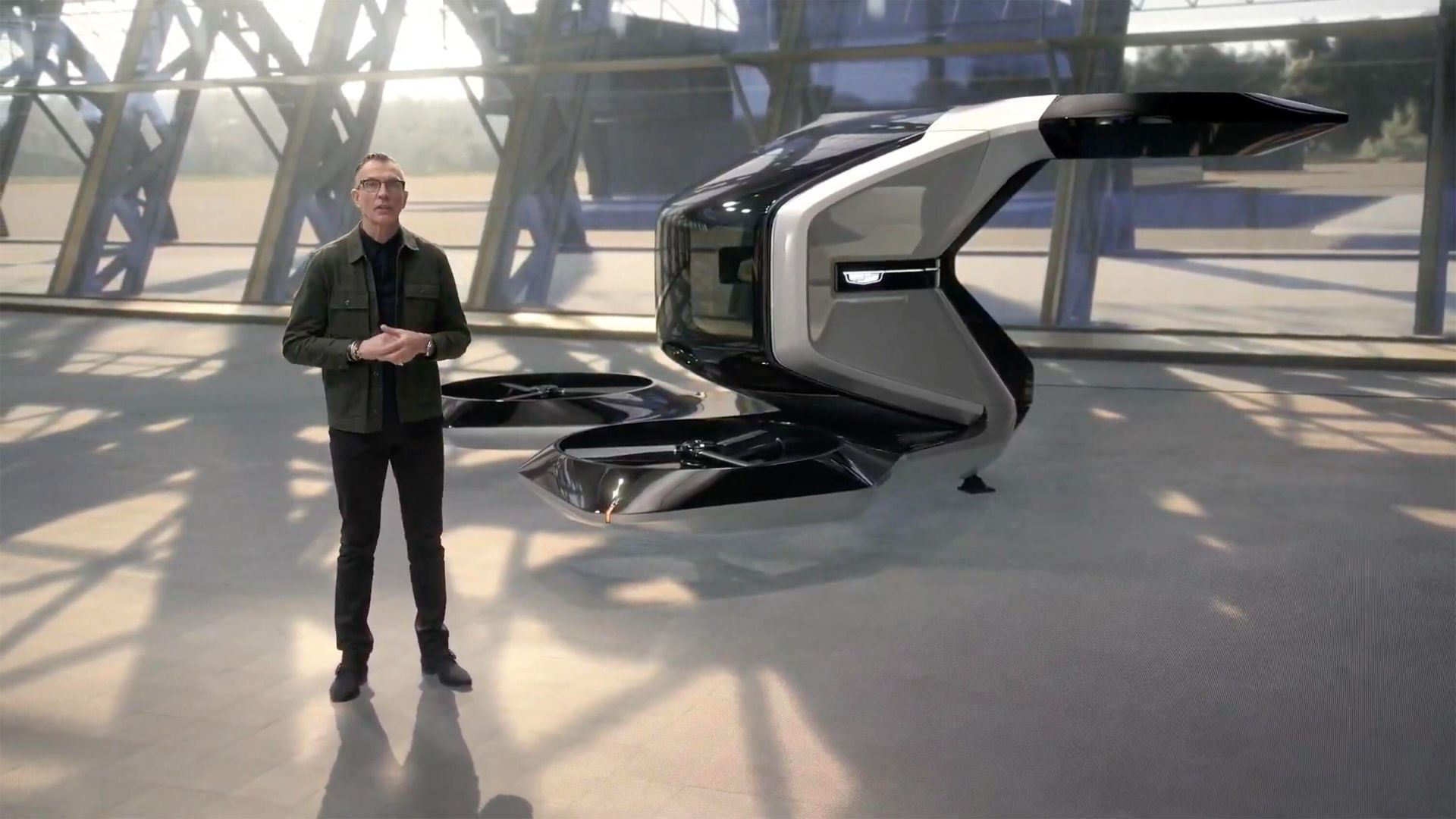 General Motors présente sa future voiture volante