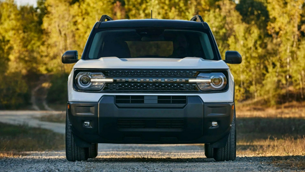 vue frontale d'un Ford Bronco 2026