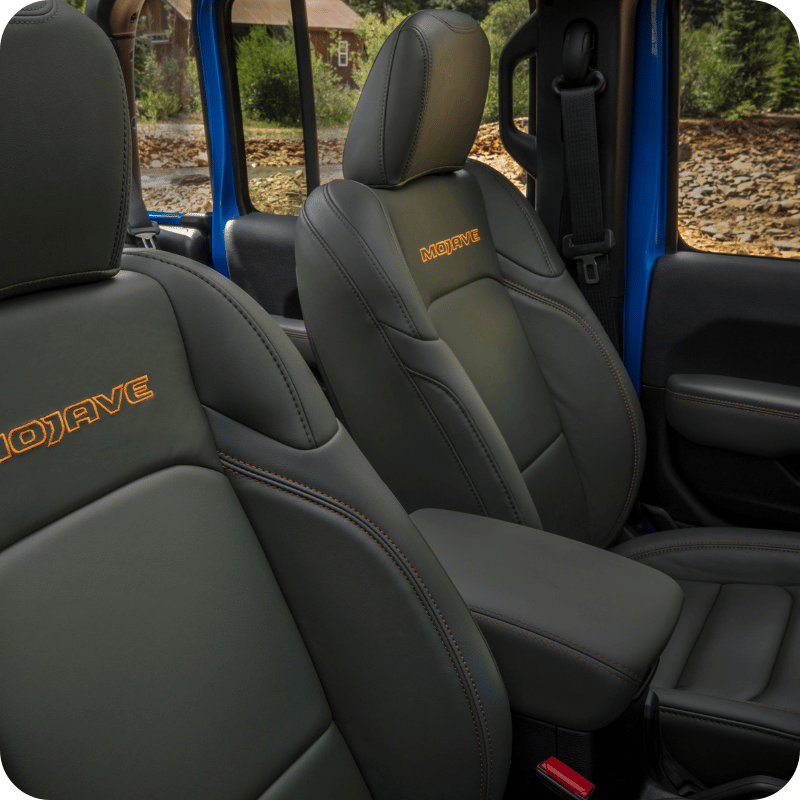 Mojave seats in a Jeep Gladiator.