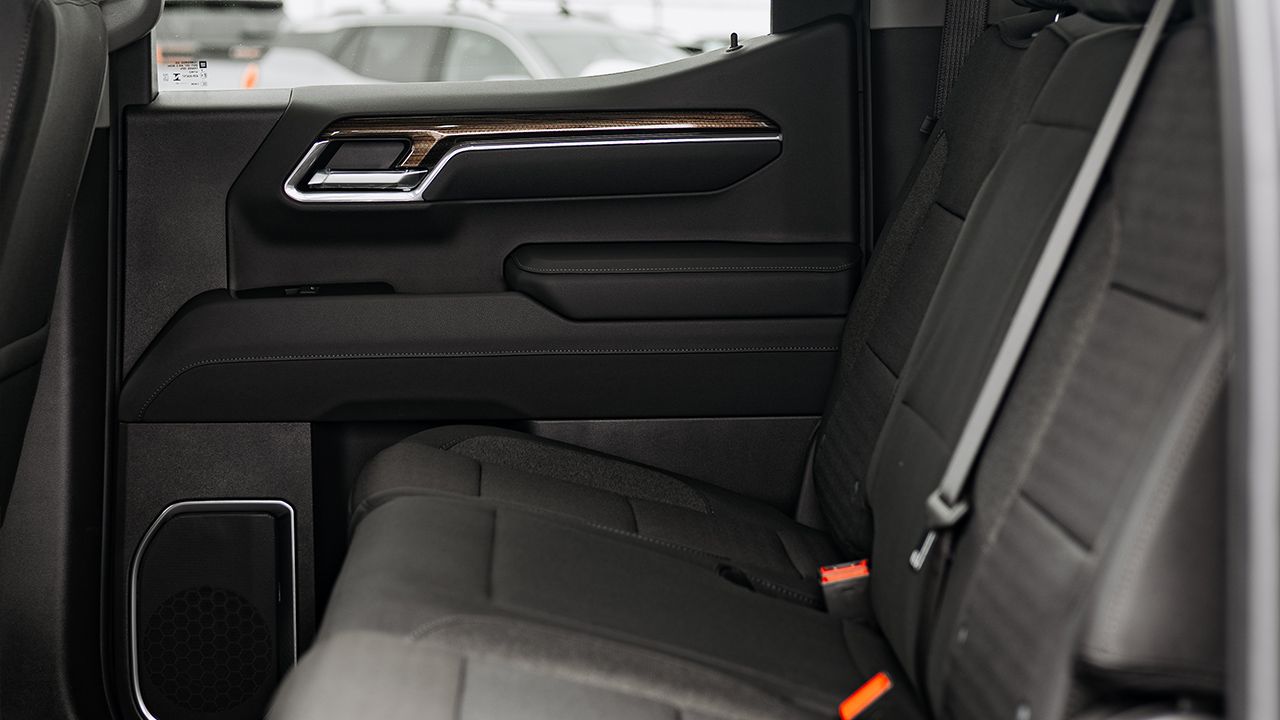 Interior view of a Silverado 1500 cab