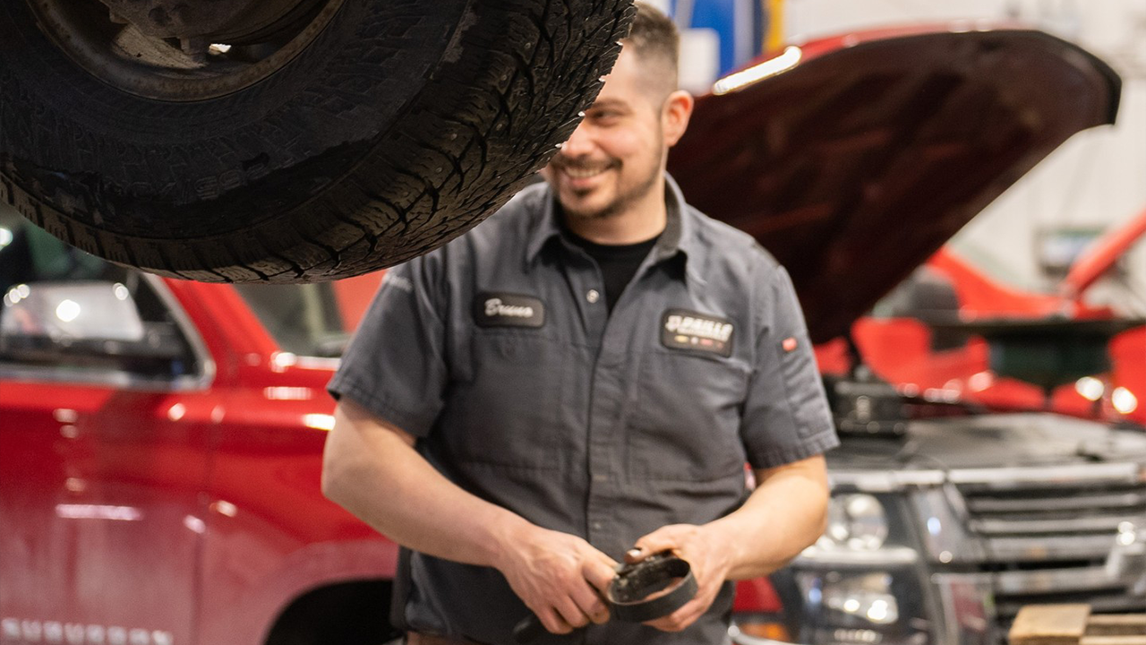 A view of a Paillé specialist performing maintenance on a Ram