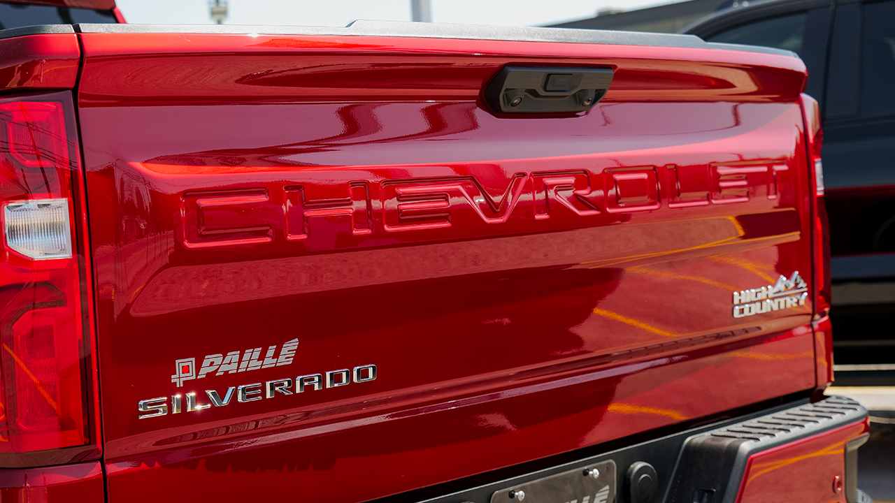 Rear view of the 2026 Chevrolet Silverado High Country