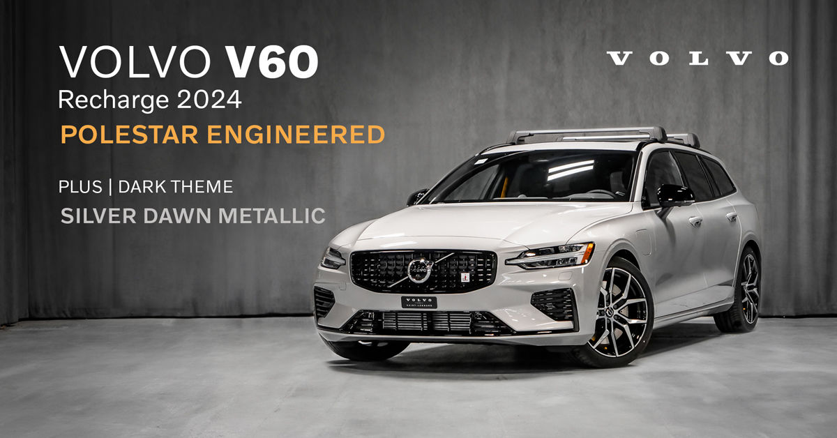 2024 Volvo V60 Recharge Polestar Engineered SILVER DAWN MET