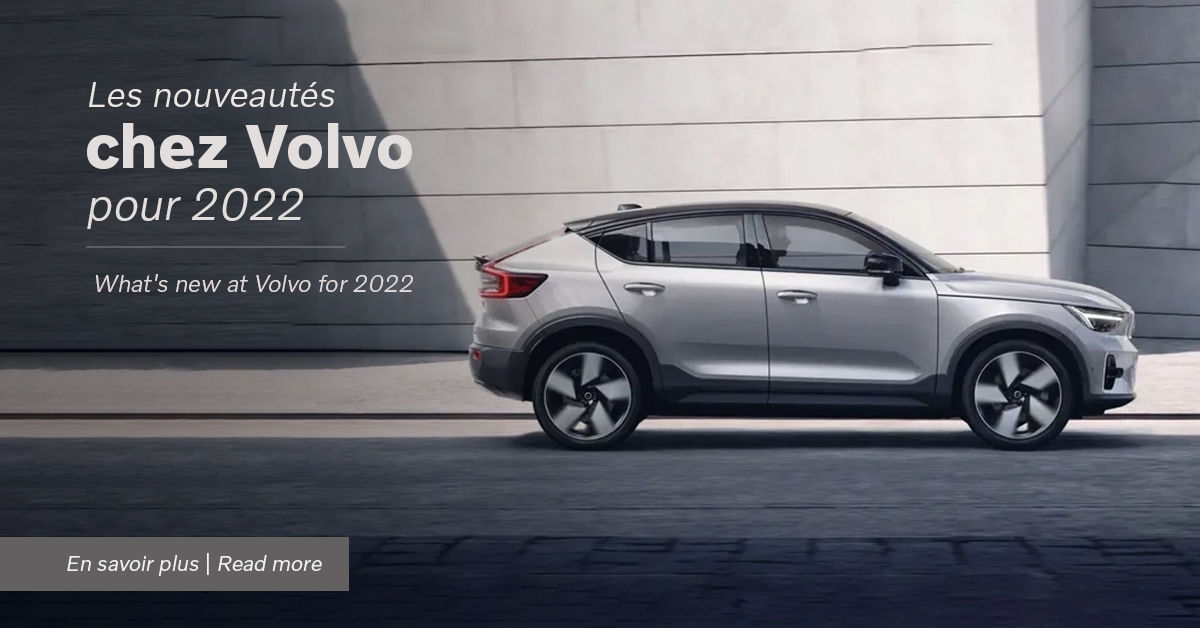 Les nouveautés chez Volvo pour 2022