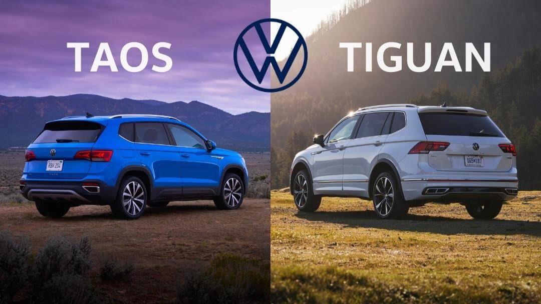 VW Taos 2022 vs Tiguan 2022 Joliette Volkswagen
