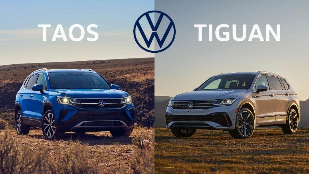 VW Taos 2022 vs Tiguan 2022 Joliette Volkswagen