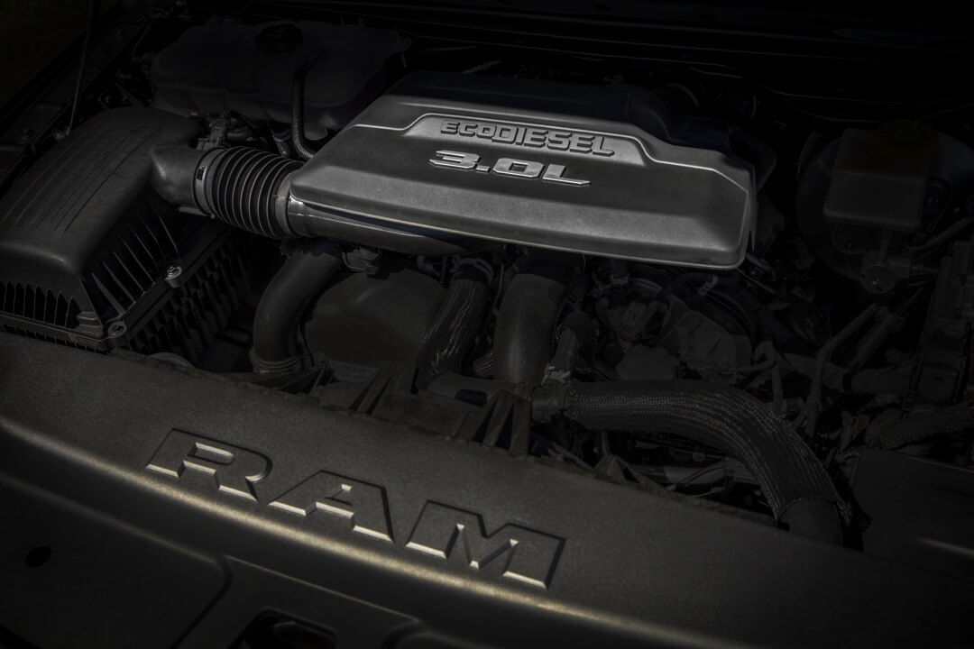 The V6 3.0L Ecodiesel engine from RAM 1500.