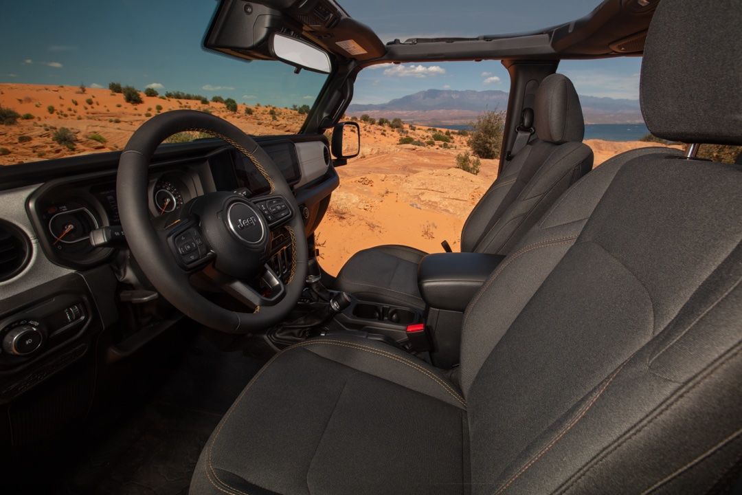 2025 Jeep Wrangler interior design.