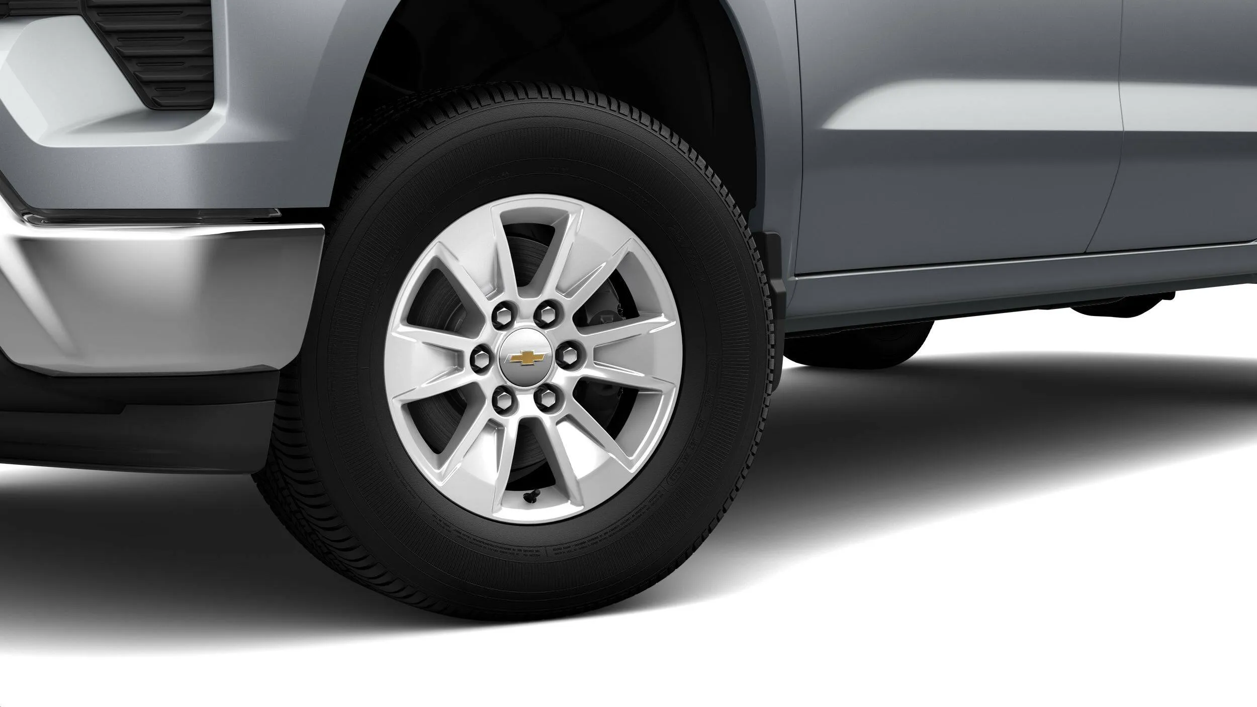 Alloy wheel detail on the 2026 Chevrolet Silverado 1500 LT