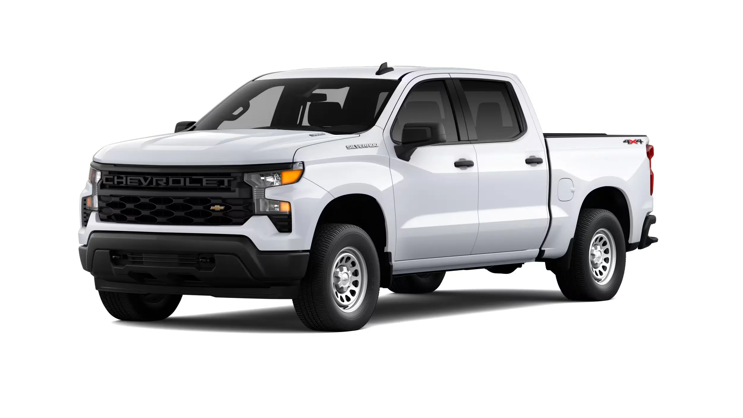 White 2026 Chevrolet Silverado 1500 WT, entry-level Work Truck trim
