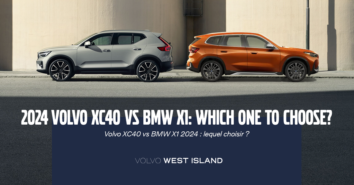 Volvo XC40 vs 2024 BMW X1: Which One to Choose?