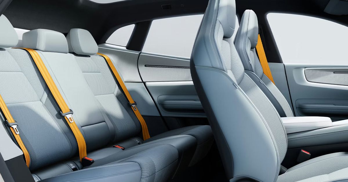 Polestar 4 seat comfort: travel differently, in the front and in the rear