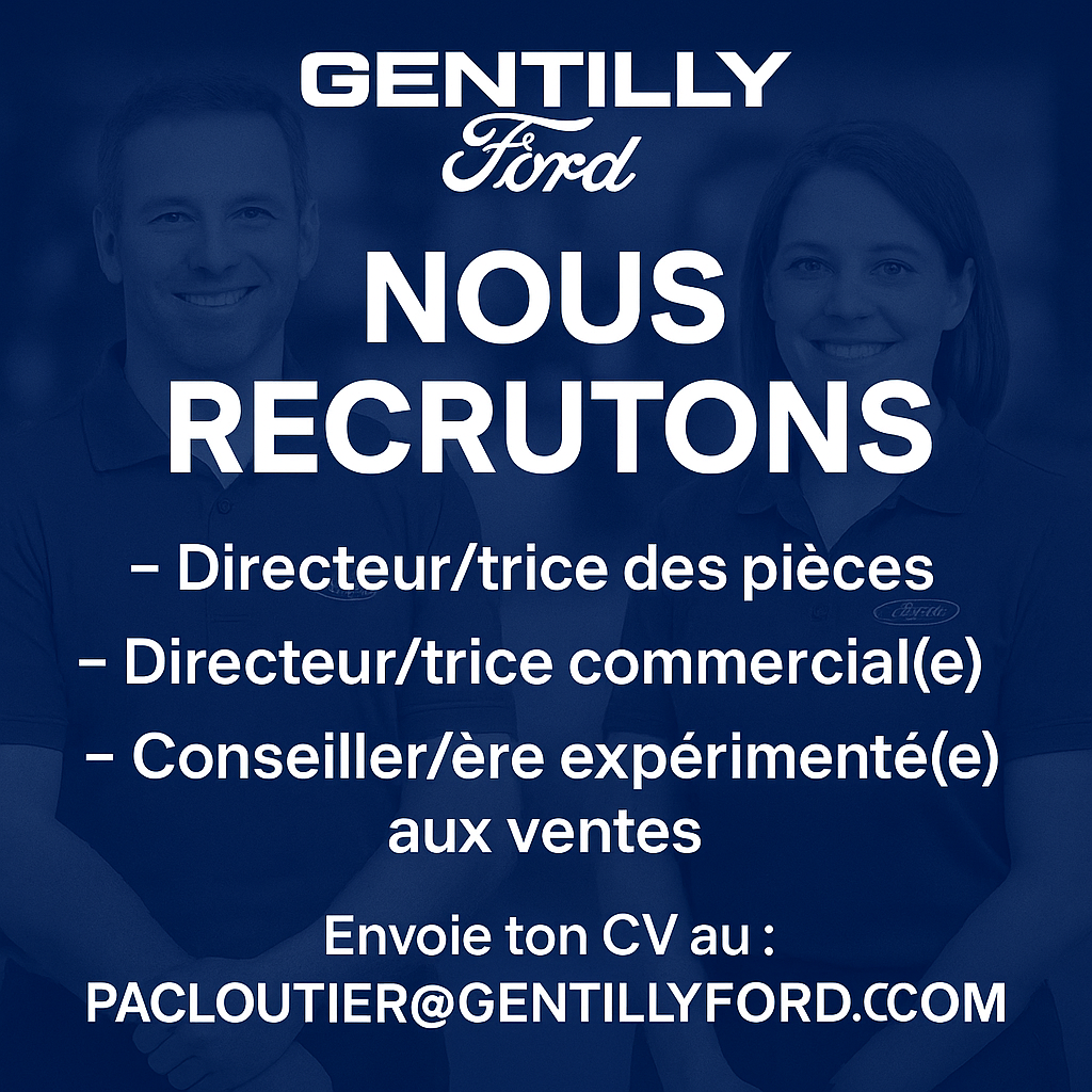 Conseiller(ère) aux Ventes (AVEC EXPÉRIENCE)