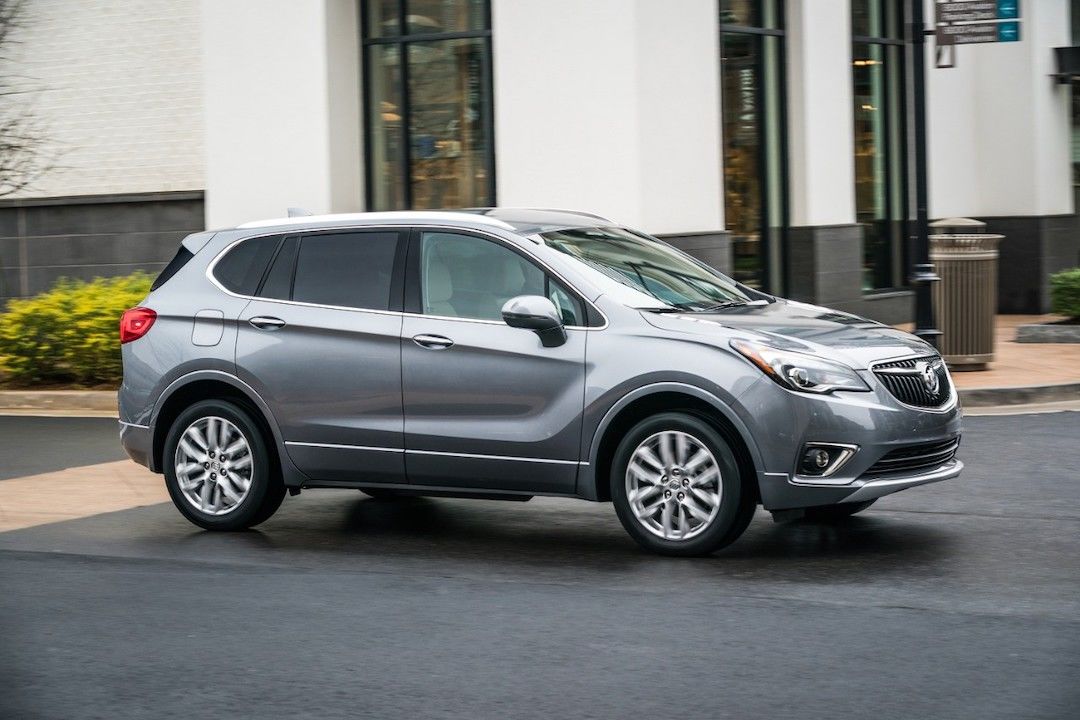 2019 Buick Envision SUV driving on a road