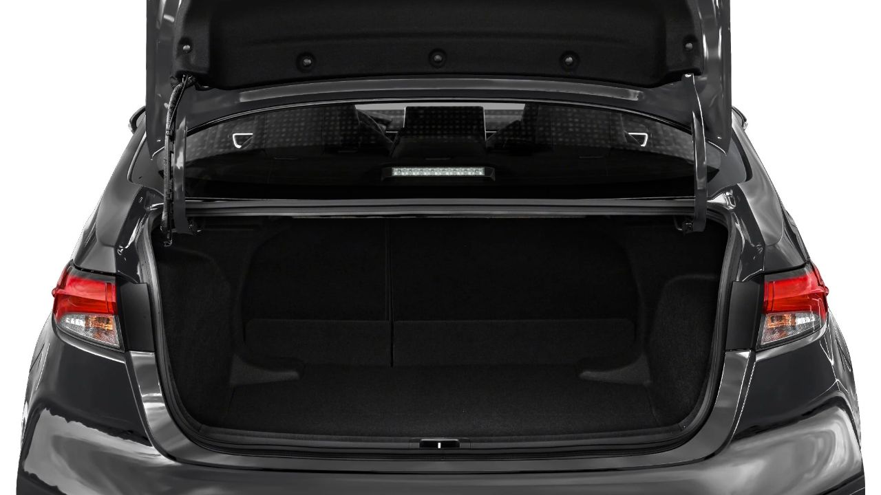 cargo space view of a 2026 Toyota Corolla