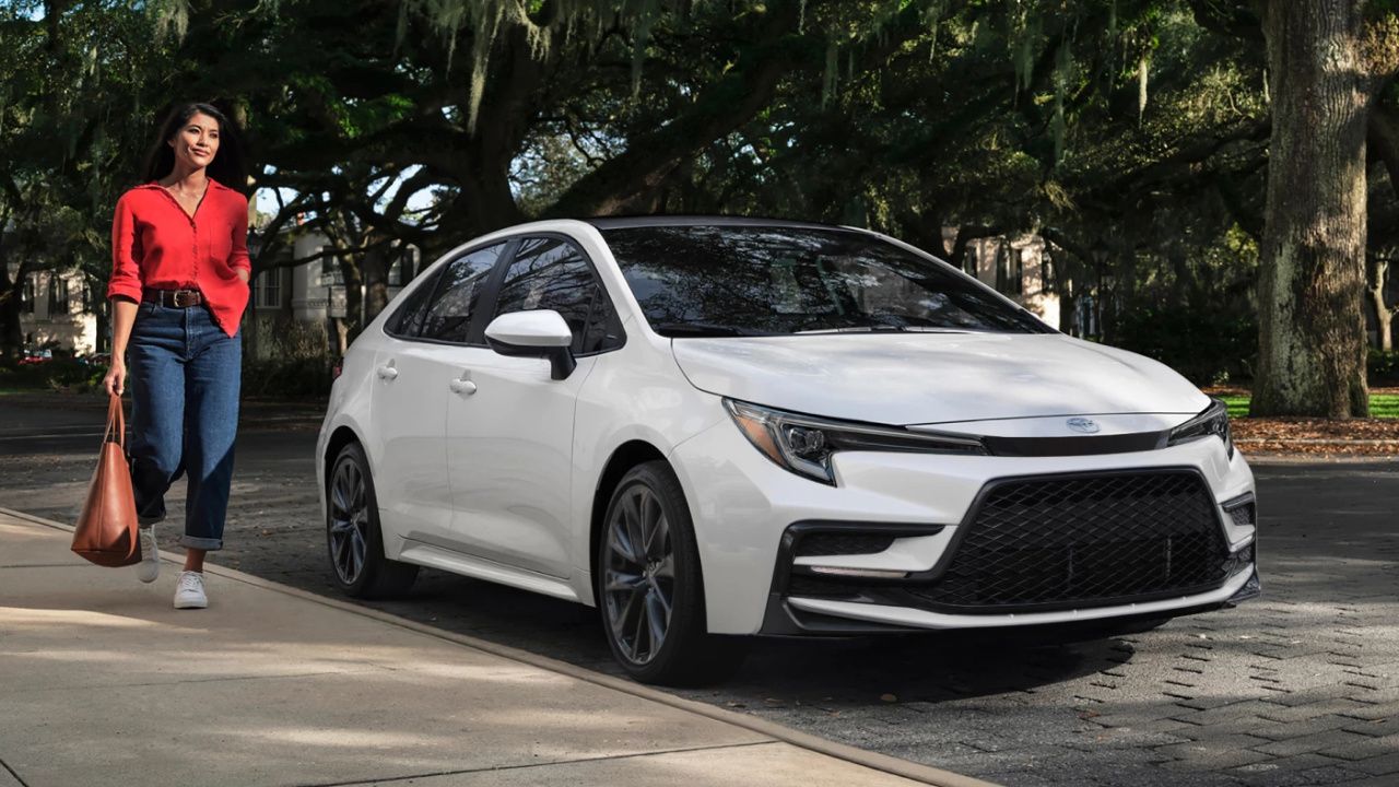 front side view of a 2026 Toyota Corolla