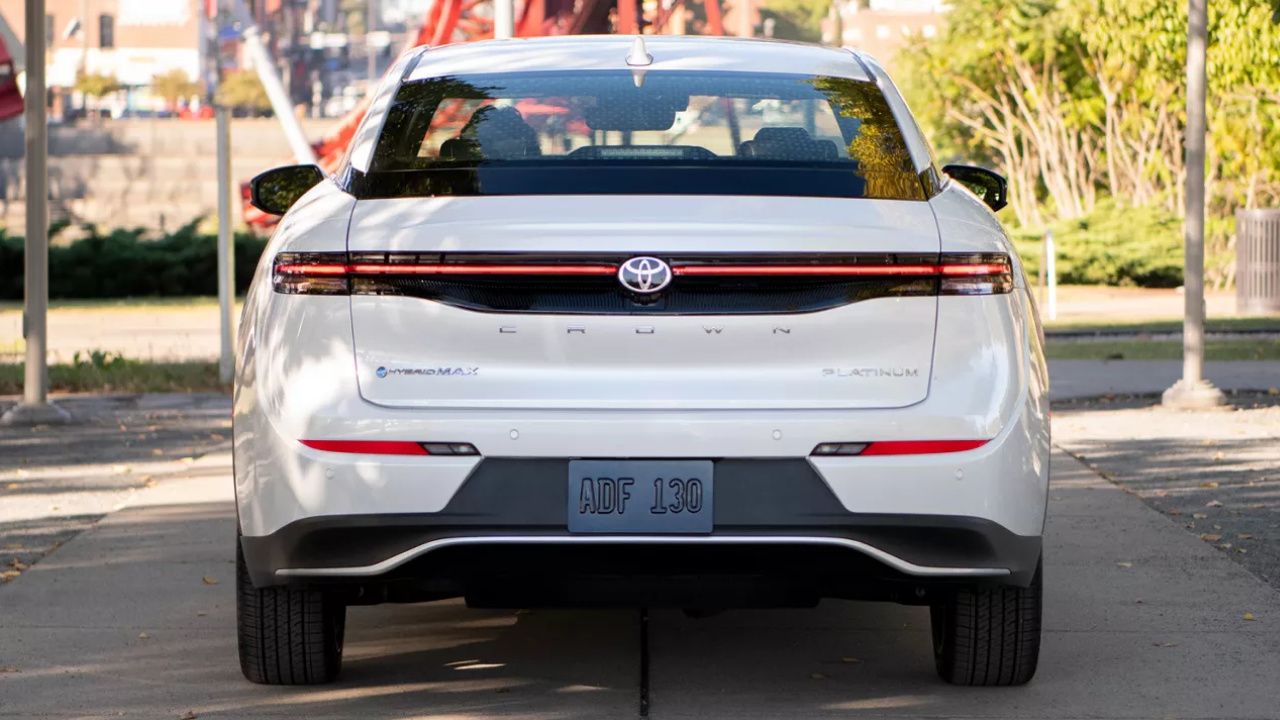 rear view of a 2026 Toyota Crown