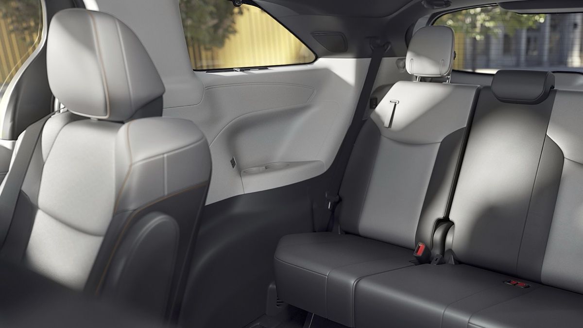 Nice visual on the Toyota Sienna 2024 seat design.