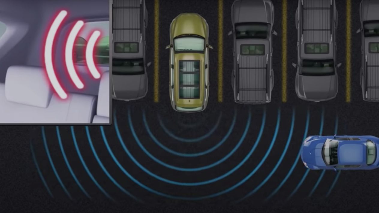 Toyota Sienna 2024 driver assistance demonstration.