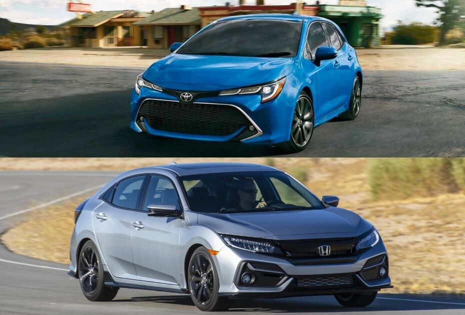 2021 Civic Hatchback vs 2021 Corolla | Longueuil Toyota