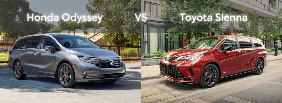 2021 Honda Odyssey vs. 2021 Toyota Sienna: the stellar minivans go head-to-head!
