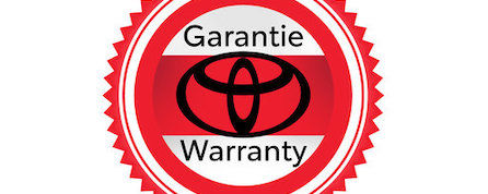 Le logo Garantie Warranty Toyota