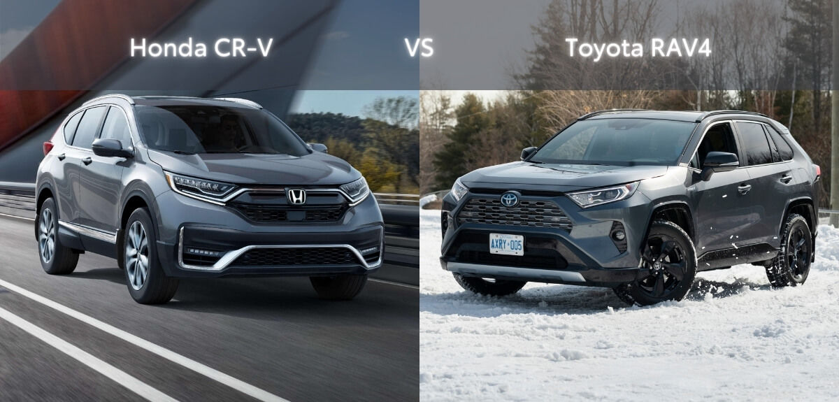 2021 Honda CR-V vs. 2021 Toyota RAV4 | Longueuil Toyota