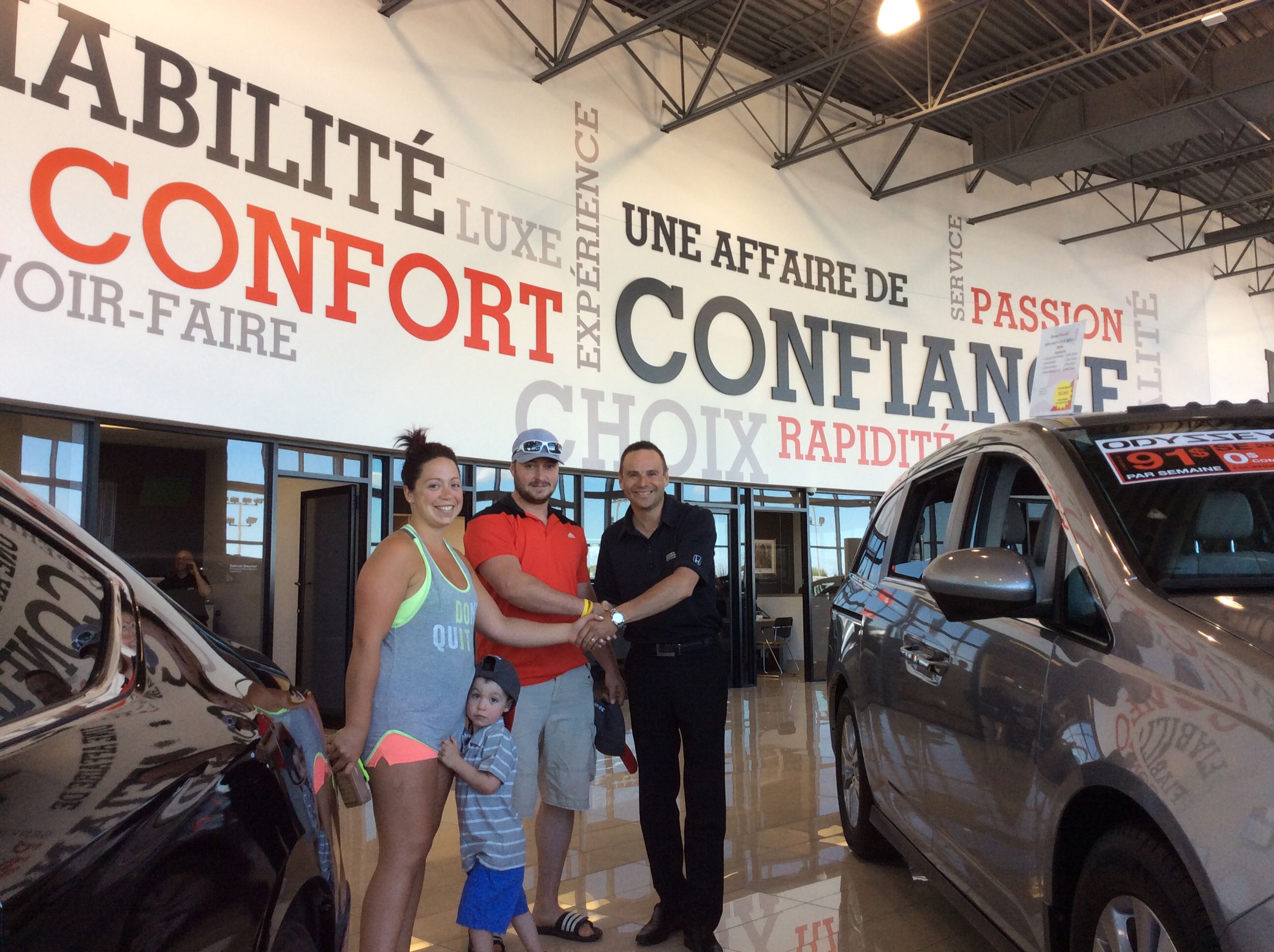 Merci pour l'accueil De clients de DeuxMontagnes