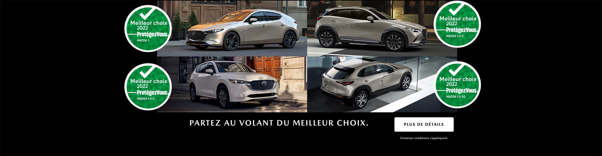 New Mazda vehicles dominate AJAC and Protégez-Vous awards