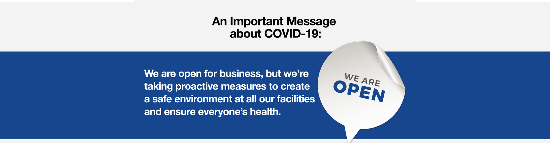 Important Message About Covid-19