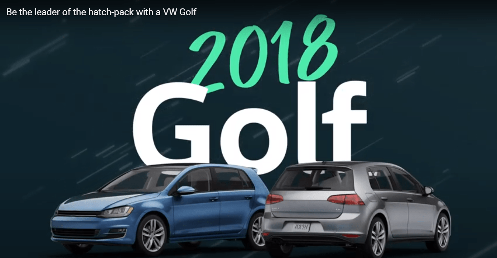 Be The Leader Of The Hatch-Pack With A VW Golf