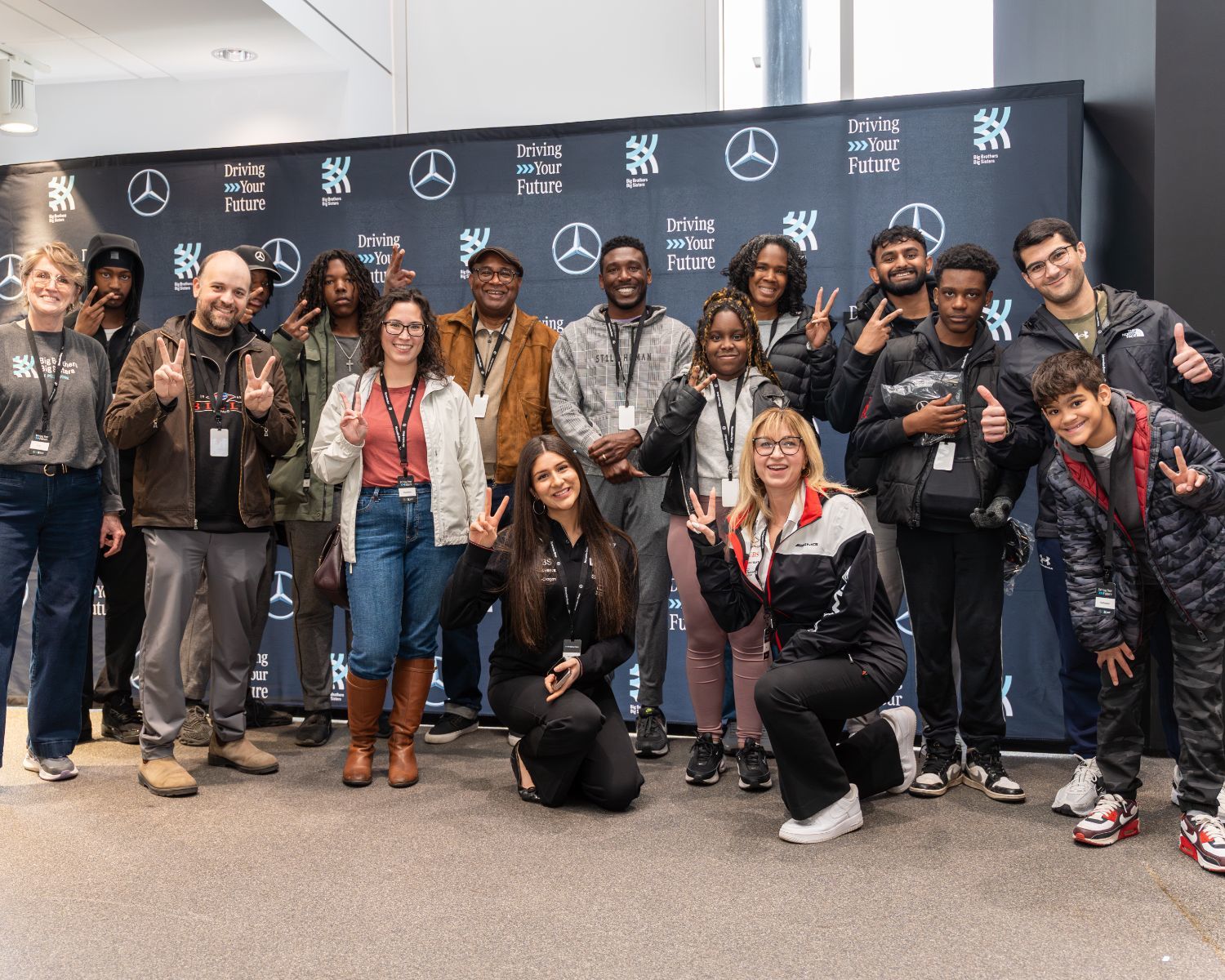 Big Brothers Big Sisters Event at Mercedes-Benz Brampton