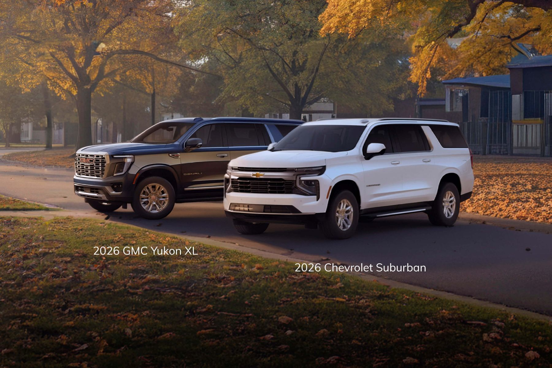 Go the Distance: 2026 Chevrolet Suburban vs. 2026 GMC Yukon XL