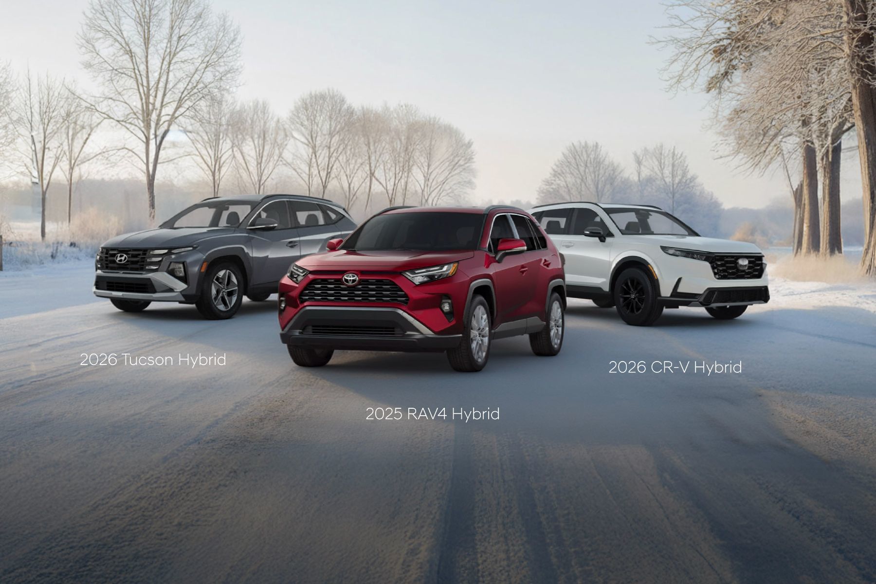 2026 Hyundai Tucson Hybrid vs. 2025 Toyota RAV4 Hybrid vs. 2026 Honda CR-V Hybrid: Which SUV Leads Ontario’s Hybrid SUV Race?