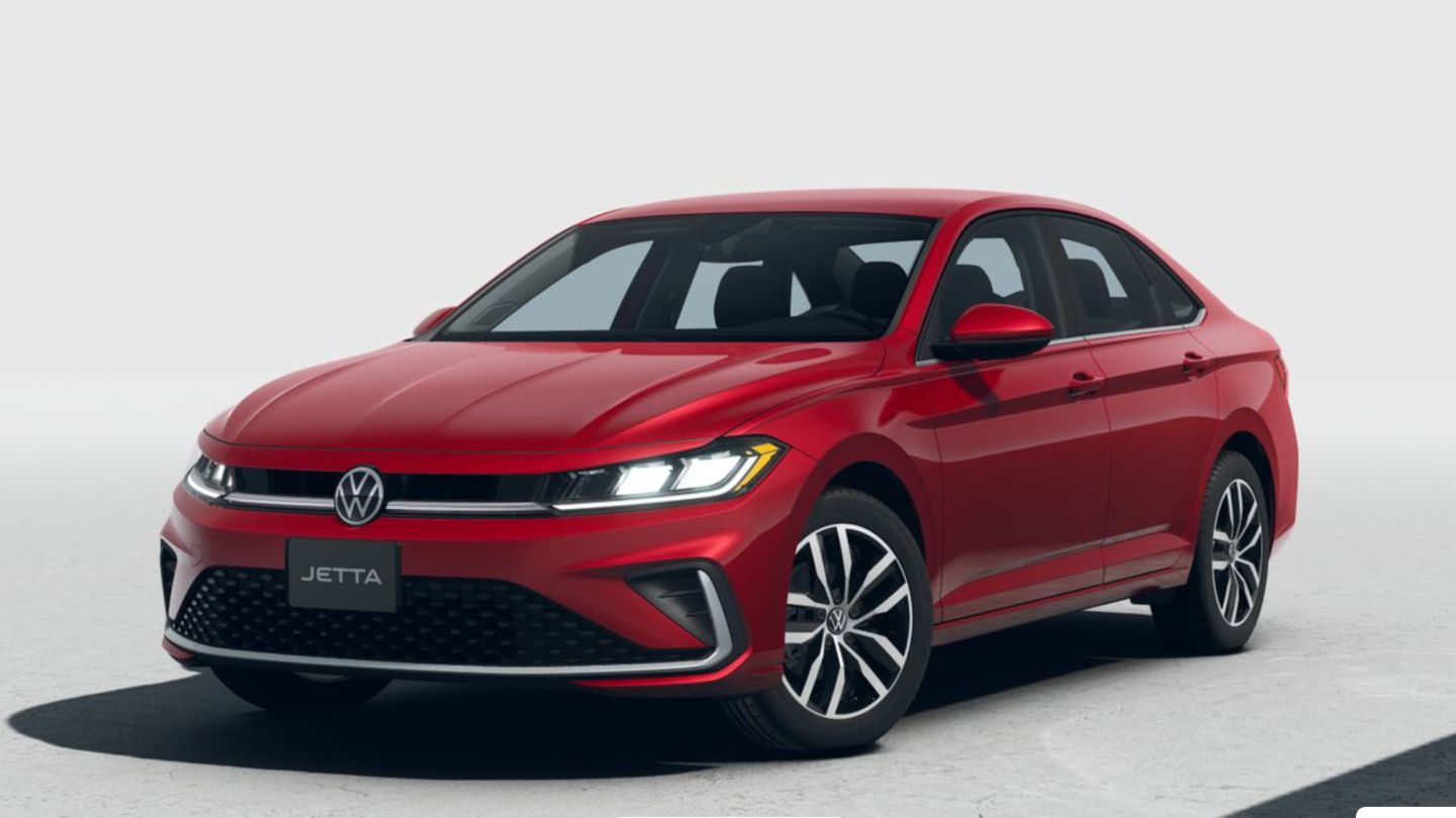 2026 Volkswagen Jetta - interior view of the 2026 Volkswagen Jetta's dashboard and steering wheel - Humberview Volkswagen - Volkswagen car dealership in Toronto, Ontario