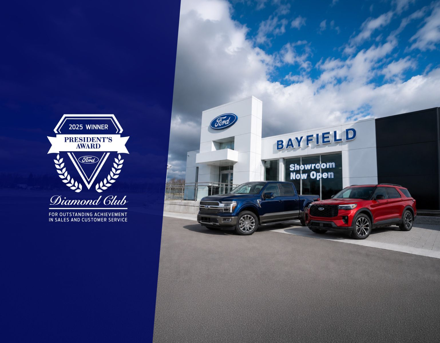 Bayfield Ford Earns Ford Canada’s 2025 President’s Diamond Club Award ...