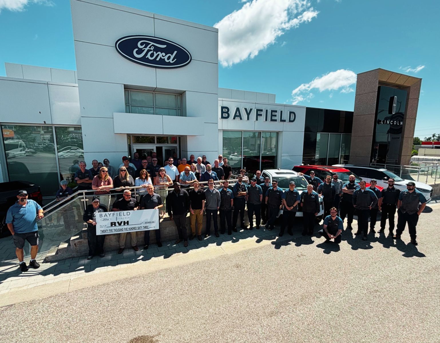 Bayfield Ford Lincoln Drives Community Support for RVH NICU