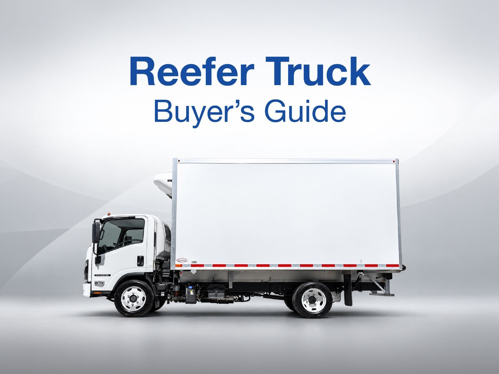 Isuzu refrigerated truck for food delivery and temperature-controlled commercial applications