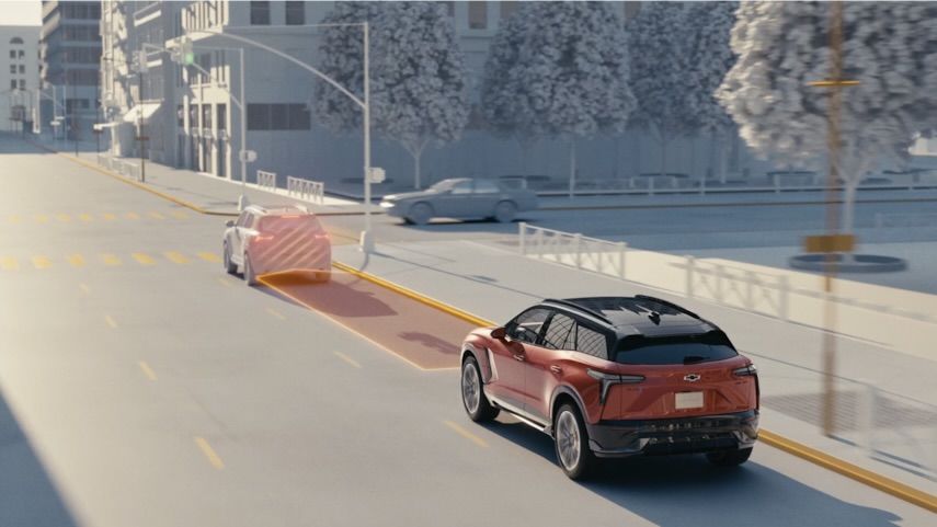 Démonstration des Fonctions de sécurité avancées du Chevrolet Blazer EV 2025.