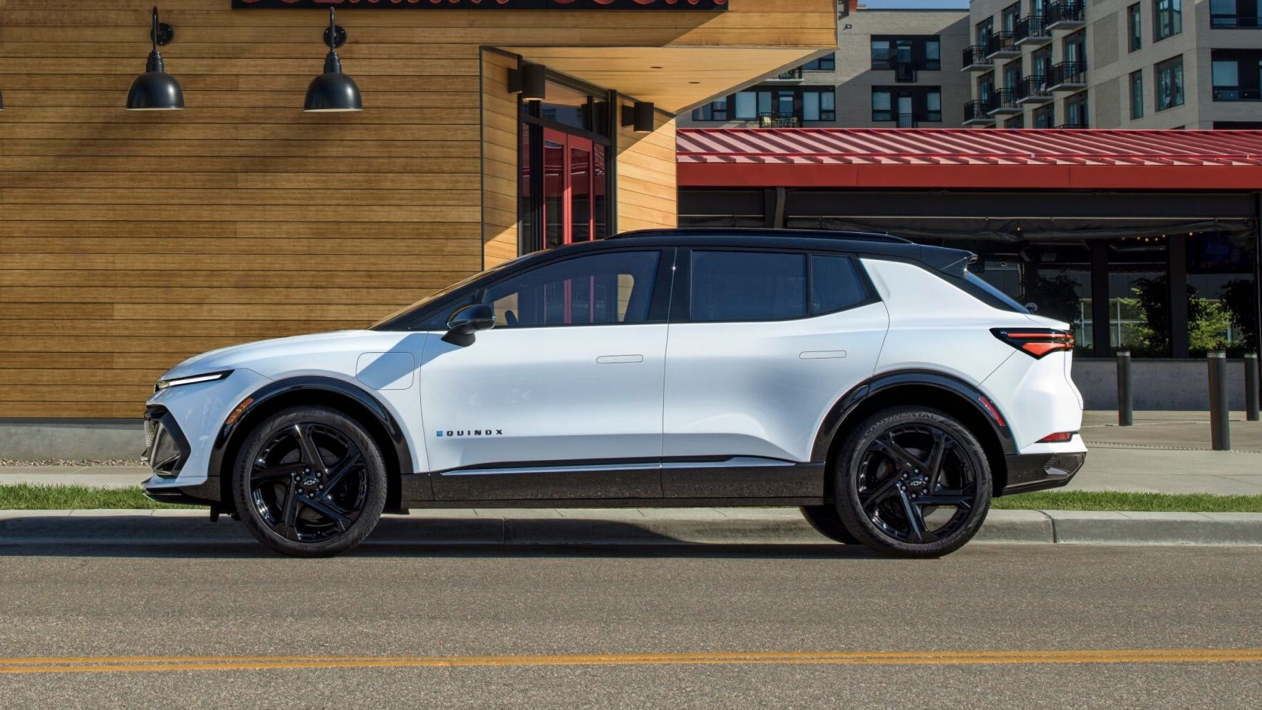 Vue sur le Design extérieur du Chevrolet Equinox EV 2025.