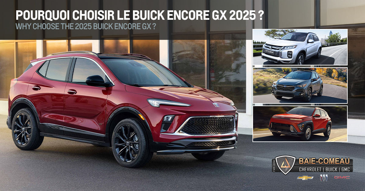 Buick Encore GX 2024 : Une comparaison éclairante avec le Mitsubishi RVR, Subaru Crosstrek et Hyundai Kona