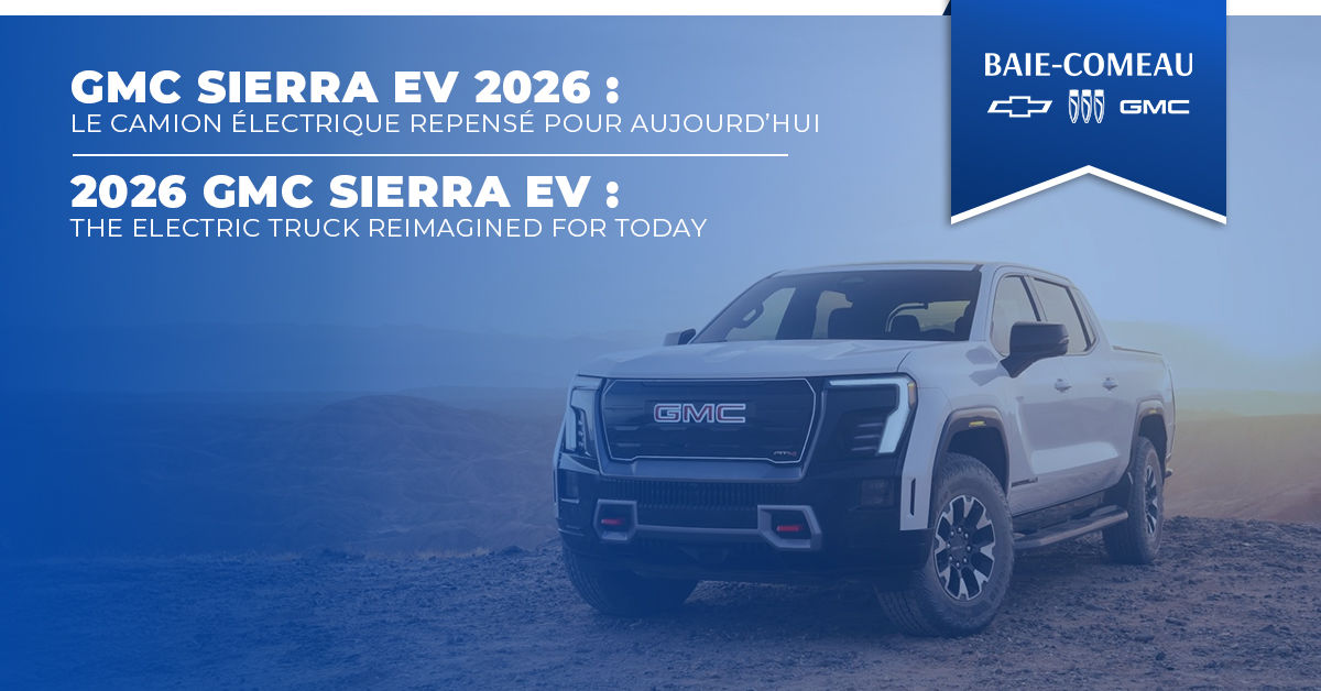 Discover the new 2026 Sierra EV: More choices, more adventure